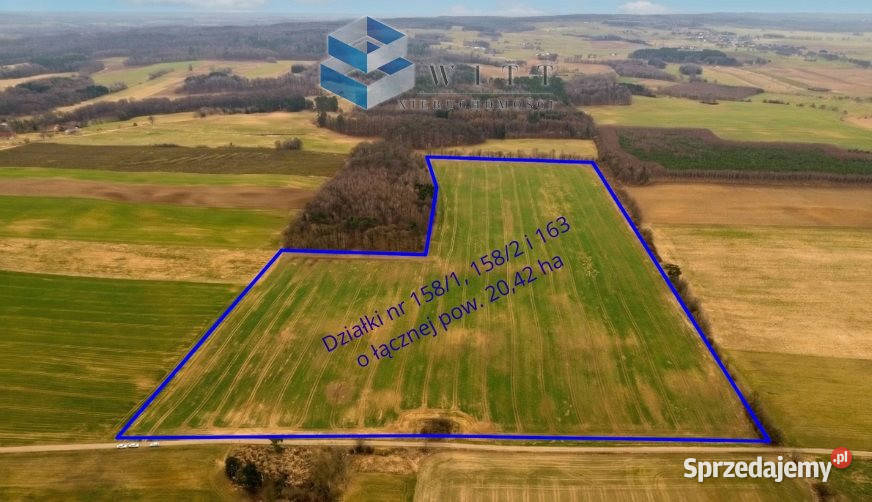 Grunt 257400m2 Rudno warmińsko-mazurskie sprzedam