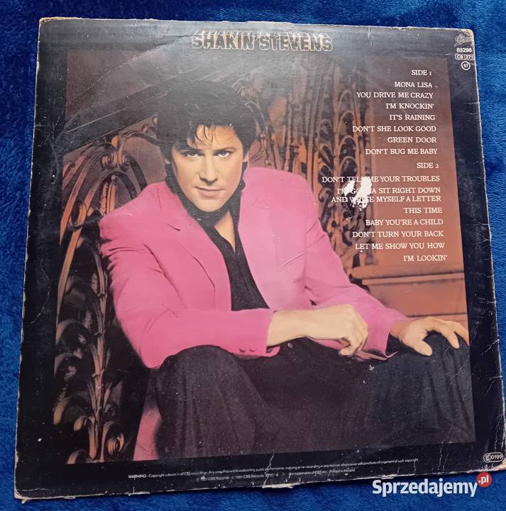 LP Shaky Shakin Stevens EpicCBS Rec 1981 r wielkopolskie Koźminek