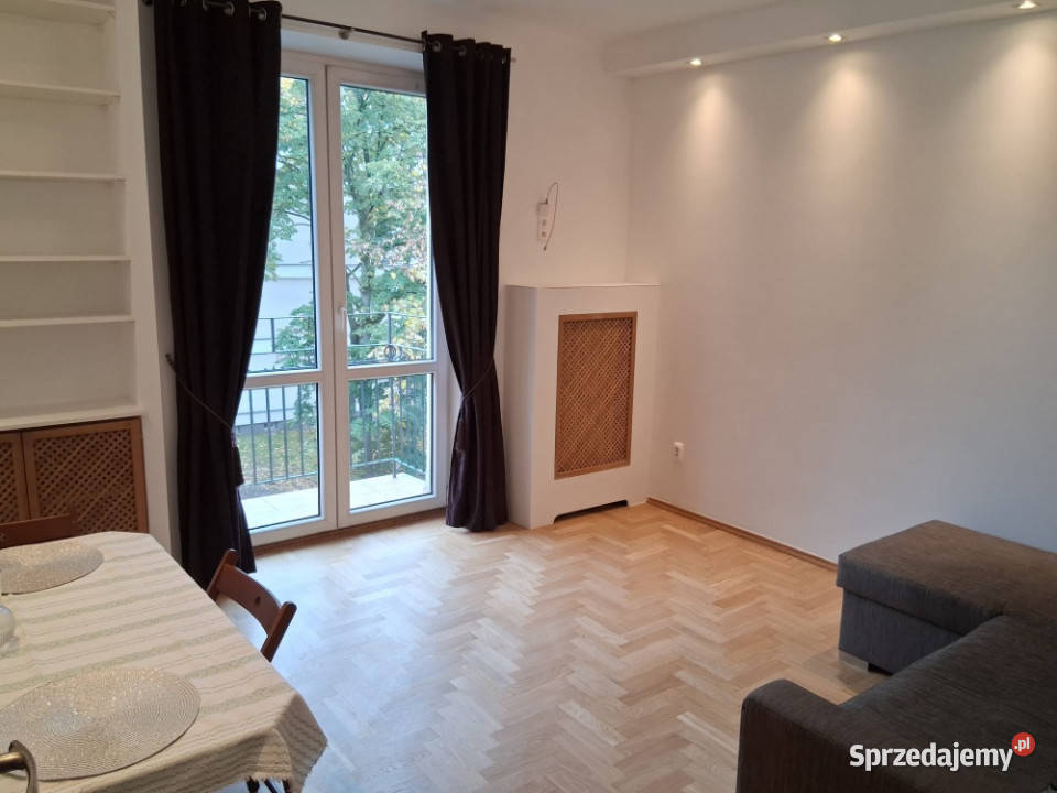 Jasne 2 pokoje 465 m balkon i dębowy parkiet balkon Wynajem Warszawa