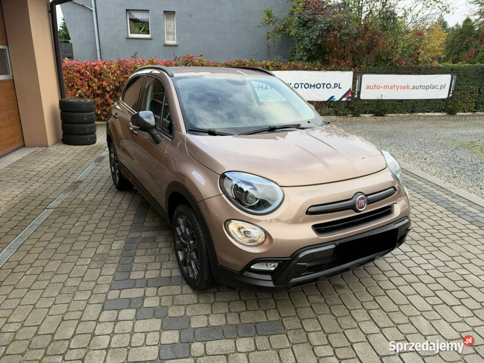 Fiat 500x 14 140 Klimatronik CarPlay Serwis Koła elektryczne lusterka Orzech