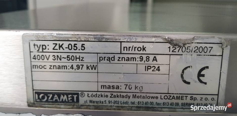 Zmywarka LOZAMET ZK055 Łódź sprzedam