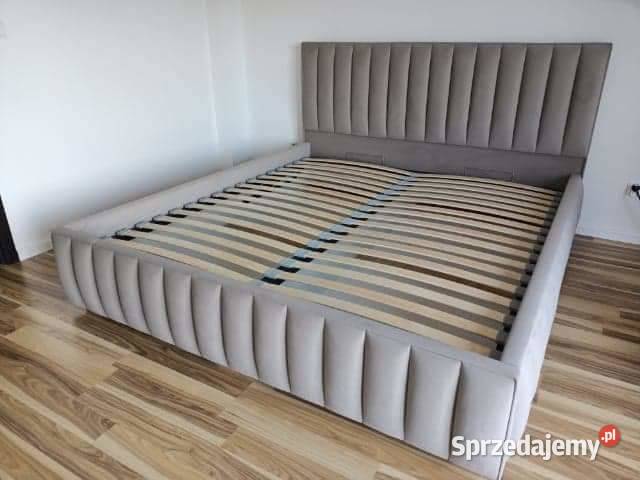 Łóżko tapicerowane Lino 180x200 ze skrzynia 100cm Skawina