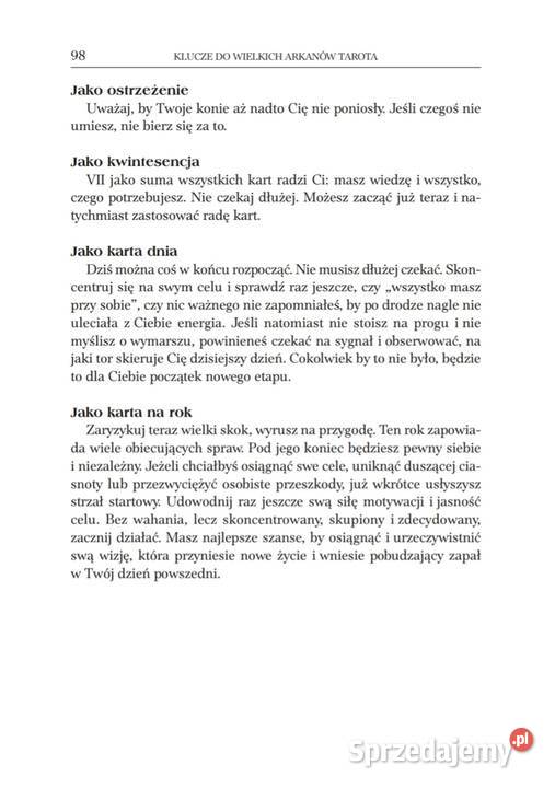 Klucze do tarota Hajo Banzhaf Skierniewice