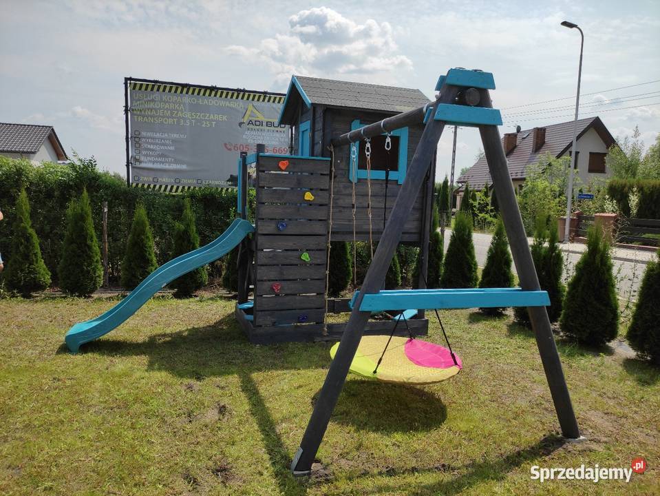 Plac zabaw huśtawka ślizg piaskownica Warszawa sprzedam