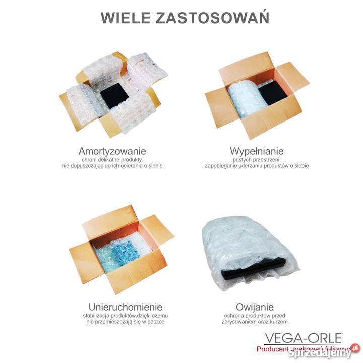 Wypełniacze do paczek poduszki powietrzne 440 pomorskie Bolszewo