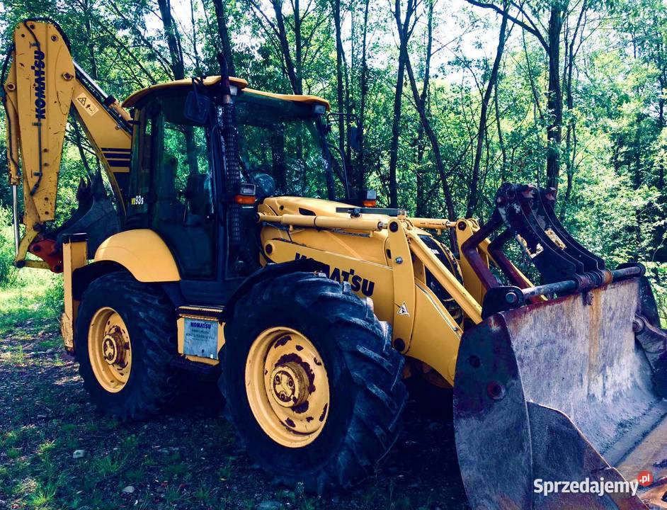 Komatsu wb93S Koparko ładowarka Dodatkowy osprzęt Mszana Dolna