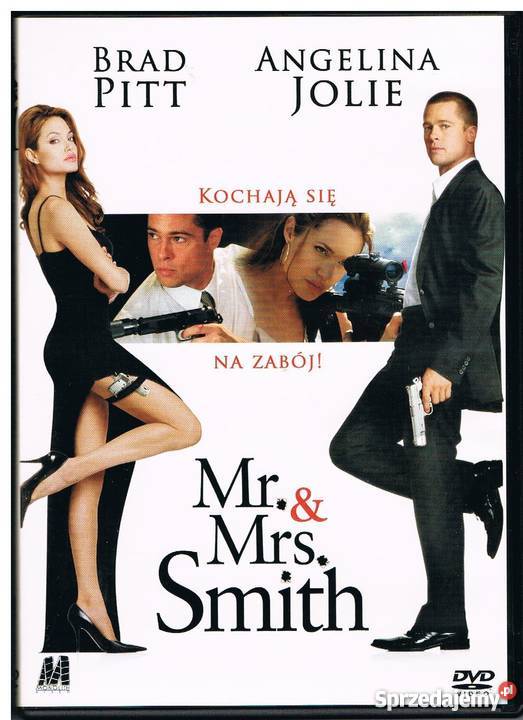 Mr Mrs Smith Brad Pitt Angelina Jolie Łódź sprzedam