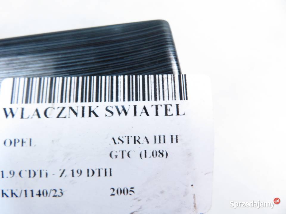WŁĄCZNIK ŚWIATEŁ OPEL ASTRA III H 13100140ZE osobowe