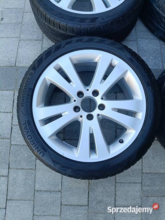 Alufelgi 17 5x112 ET47 z nowymi oponami letnimi Elbląg