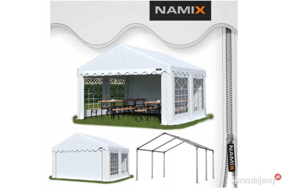 Namiot BASIC 4x5m ogrodowy eventowy imprezowy Pozostałe mazowieckie Jabłonna