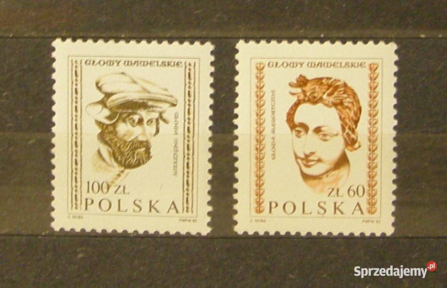 Znaczki pocztowePolska Głowy Wawelskiezestaw 52 Łódź