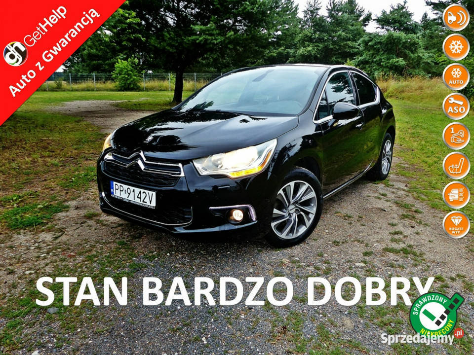 Citroen DS4 16 HDIClimatronicAluPełna ESP Samochody osobowe Piła sprzedam