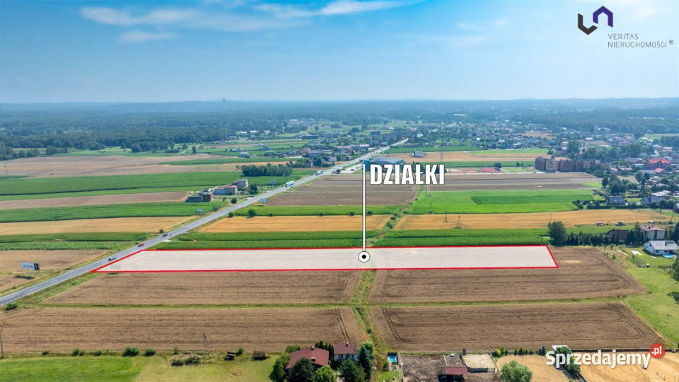 sprzedaży gruntu Paniówki 1636m2 budowlana