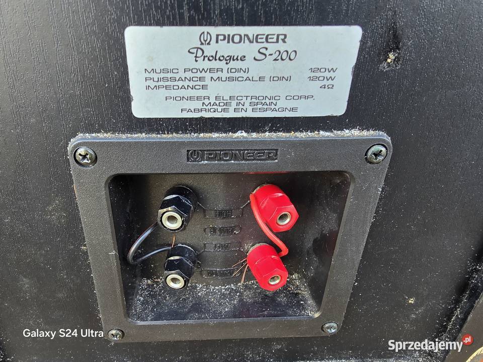 kolumny pioneer prologue s200 mocne rzadki model Chełm Śląski