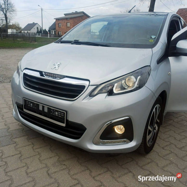 Peugeot 108 Przebieg 59570 Serwisowany w ASO światła przeciwmgielne 108