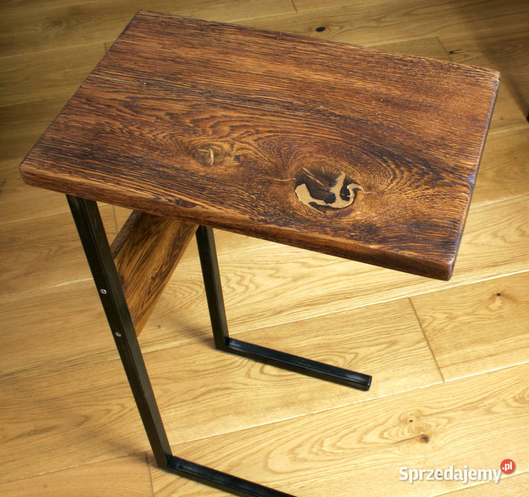 Dębowy stolik nakładany na sofę kanapę fotel itp 27cm pomorskie Gdynia