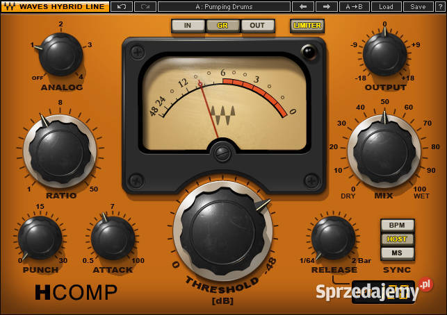 Waves HComp kompresor plugin AAX VST Ableton Warszawa sprzedam