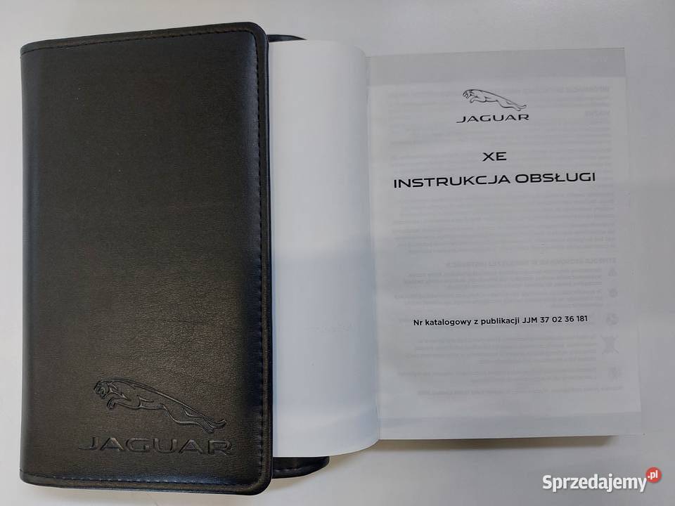 Instrukcja obsługi Jaguar XE polsku etui Warszawa sprzedam