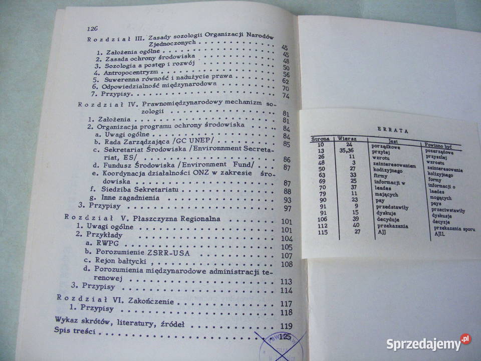 Prawnomiędzynarodowe zasady sozologii Stosunki Rok wydania 1975 Oborniki Śląskie sprzedam
