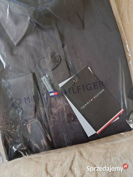 Koszula męska Tommy Hilfiger elegancka granatowa podlaskie Białystok sprzedam