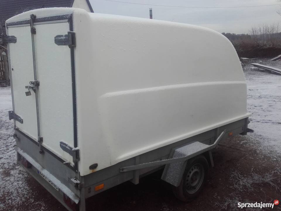 Przyczepka z zabudową solidna 750kg