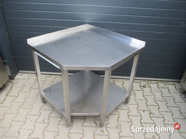 Solidny Stół Gastronomiczny Narożnikowy Z Półką wielkopolskie Ostrów Wielkopolski