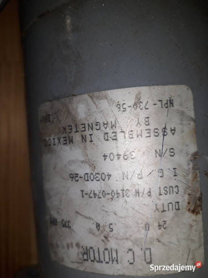 silnik Dc 24V 5A obroty 375 Białystok