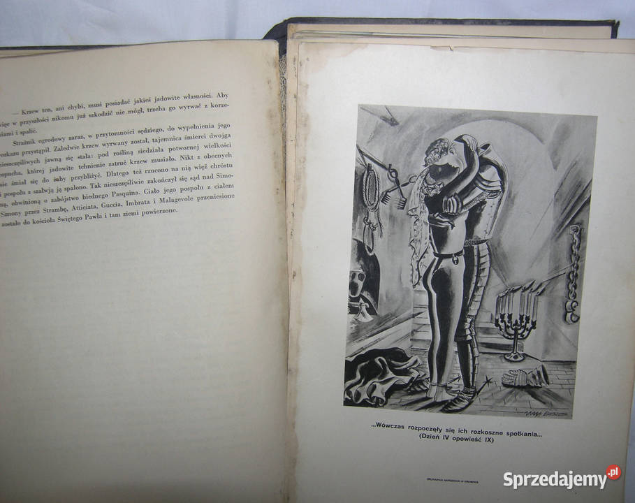Dekameron G Boccaccio 1930rJSzD Antykwariat Bartków