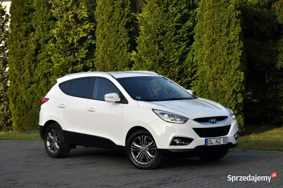 Hyundai ix35 20CRDi184Lift4WDAutomatDuża biały Ostrów Mazowiecka
