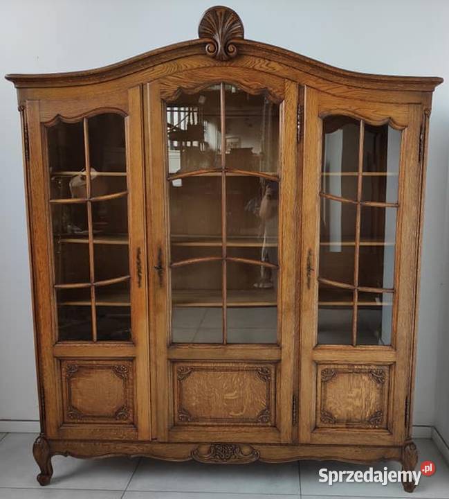 Piękna dębowa biblioteka ludwikowska sklep