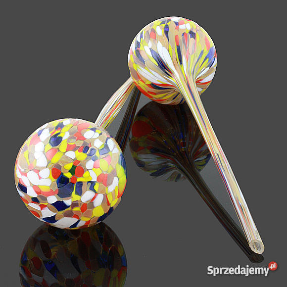 wyroby szkła rękodzieło wielokolorowy pomorskie