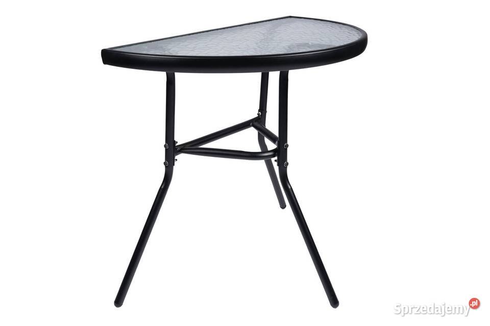 Stolik szklany kawowy na balkon taras patio wielkopolskie Poznań
