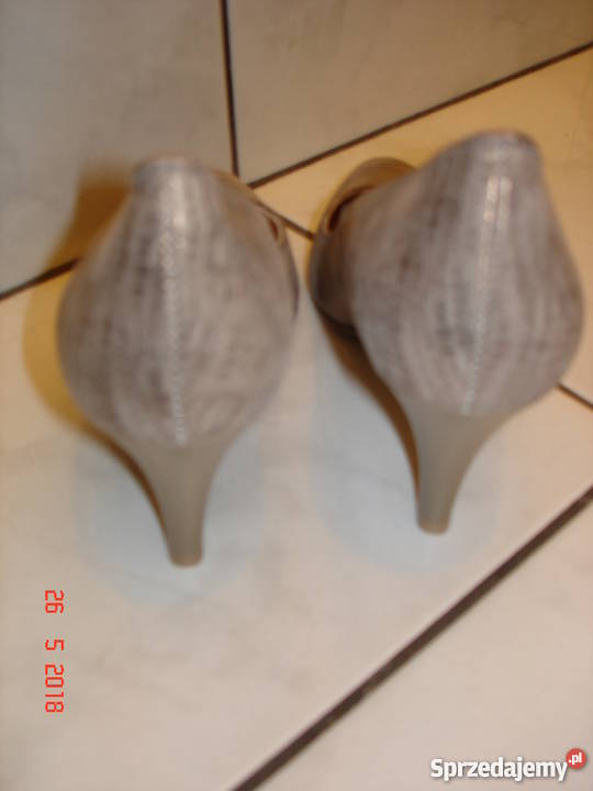 Butyczółenka 38 klasyczne eleganckie naturalna skóra Czółenka Częstochowa