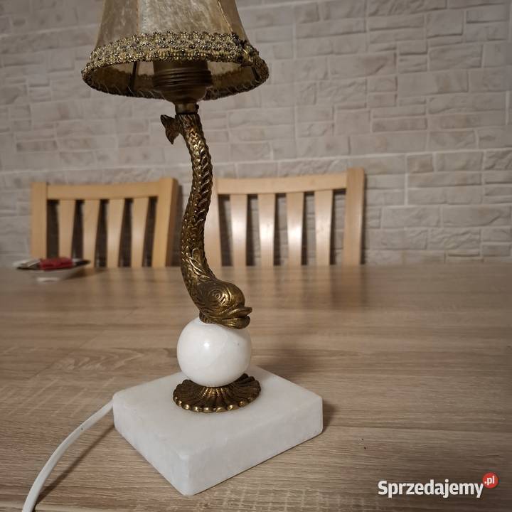 Mosiężna lampka nocna Lubin