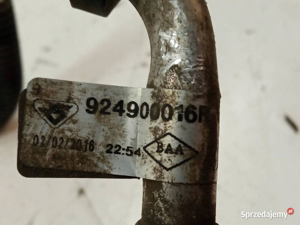 PRZEWÓD KLIMATYZACJI RURKA 16 DCI KPL 924900016R osobowe