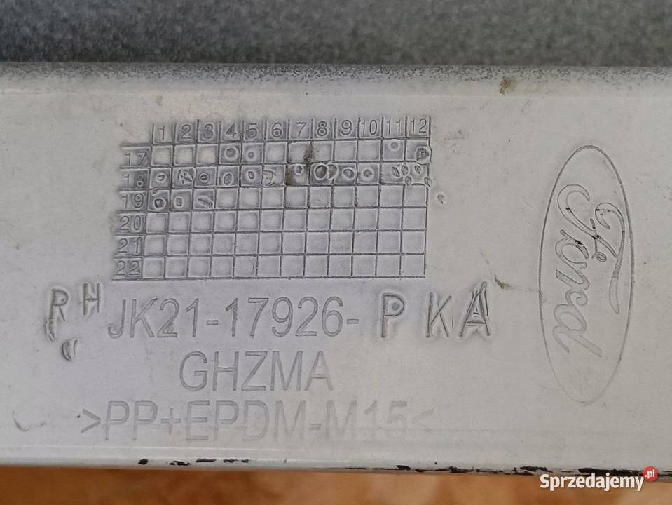 FORD TRANSIT CUSTOM NAROŻNIK ZDERZAKA PRAWY TYŁ sprzedam