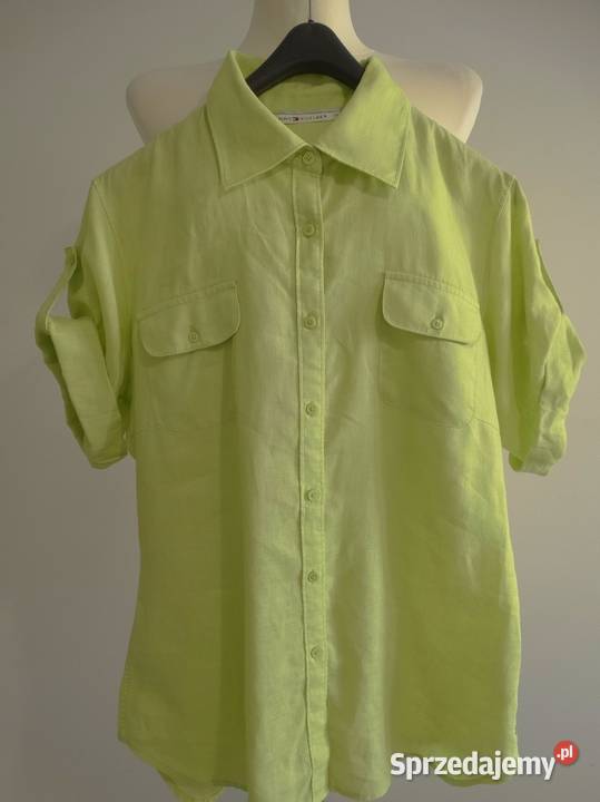 Koszula Tommy Hilfiger Lniana 100 Len Modny
