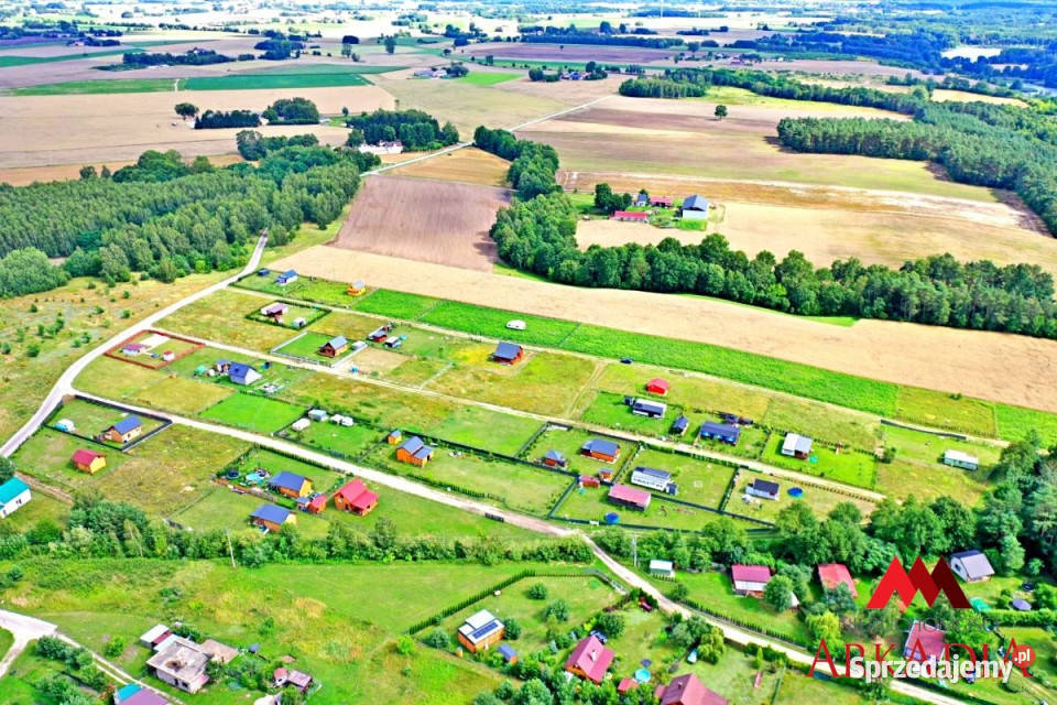 sprzedaży działki Nowiny 700m2 prąd Sprzedaż