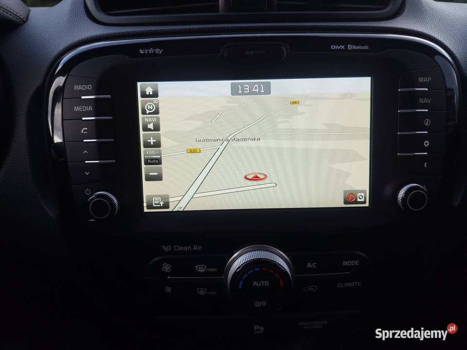 Kia Soul II 100 BEZWYPADKOWA LED NAVI czujniki ABS Grabownica Starzeńska