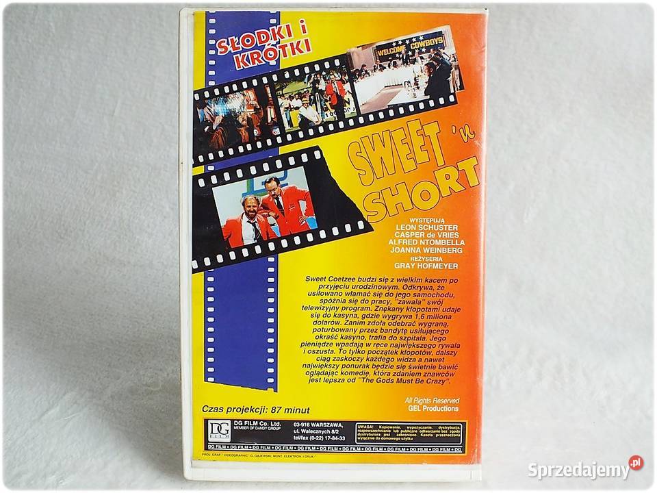 Kaseta VHS Sweet Short Słodki i Krótki Film na Żary