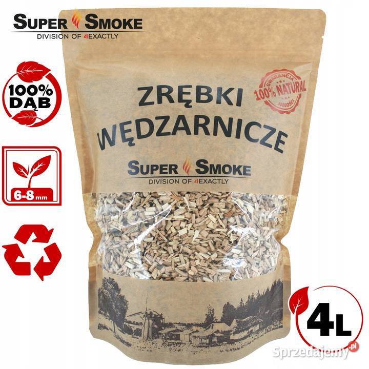 Zrębki Wędzarnicze Super Smoke DĄB KL08 68mm podlaskie Białystok