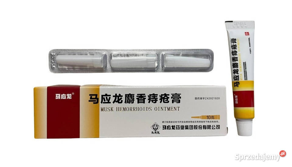 Musk Hemorrhoids chińska maść na hemoroidy 10 g Pozostałe