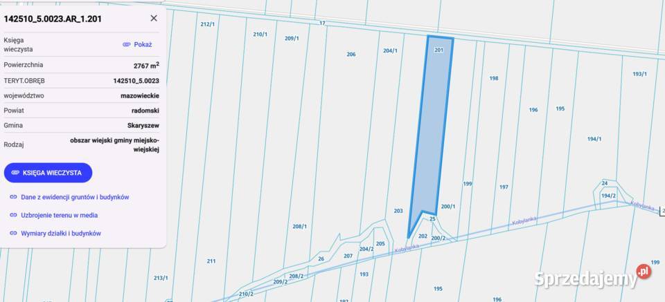 Działki rolne Odechów