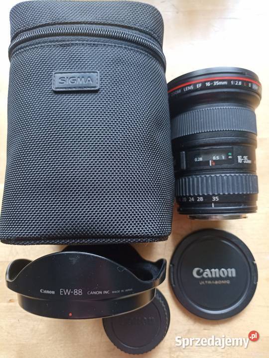 Obiektyw Canon 1635mm f28 L II USM akcesoria sprzedam