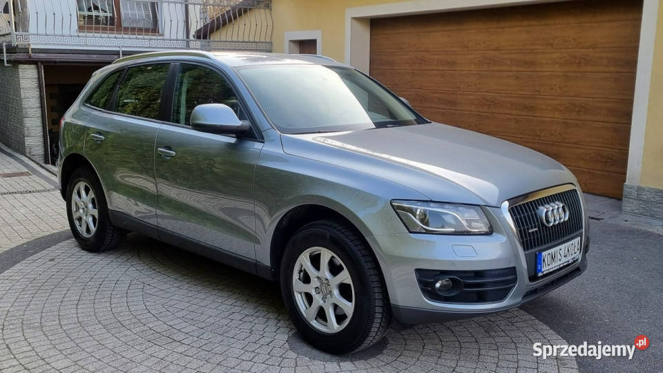 Audi Q5 180 Skóry Super Stan Quattro GWARANCJA szary sprzedam