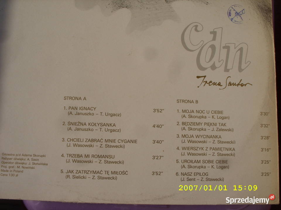 LP Pop IRENA SANTOR5 plyt winylowych Płyty i kasety Wołów