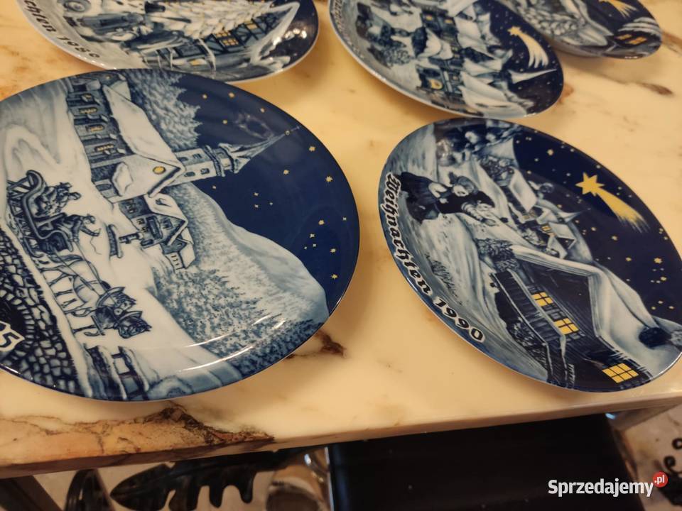 kolekcja talerzy zawieszek sygnowane na święta Gorzów Wielkopolski