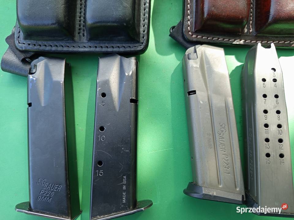 Magazynki Sig Sauer 9 mm P Stare Faszczyce
