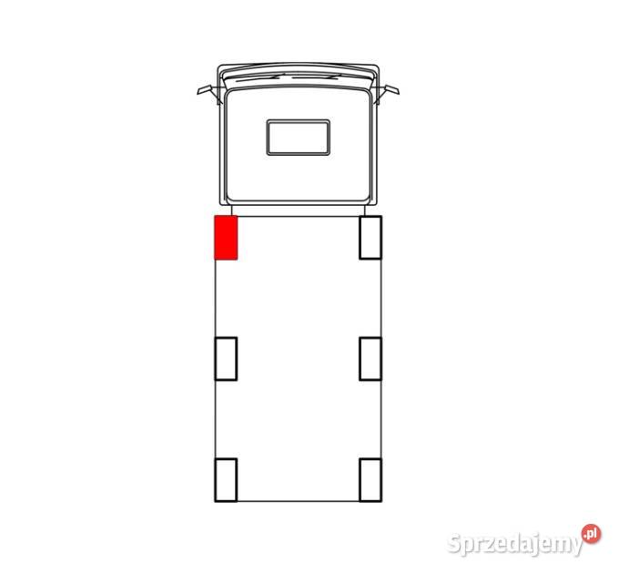 Słupek Blueline 500 mm DL przód lewy Przysieka Polska