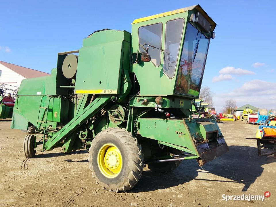 Kombajn zbożowy John Deere 940 kabina nieuszkodzony mazowieckie Skaryszew sprzedam
